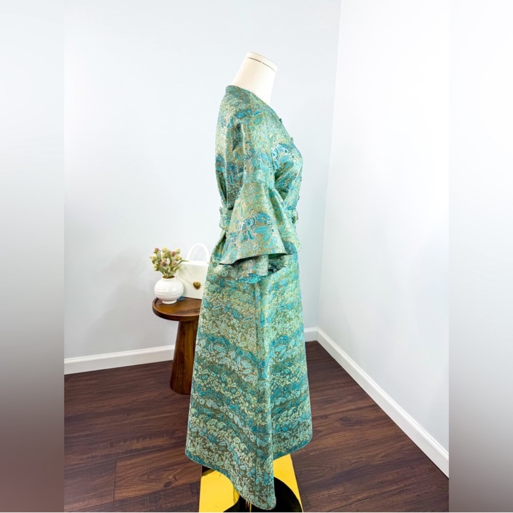 Reem Acra Jacquard Cocktail Dress - Picture 7 of 11